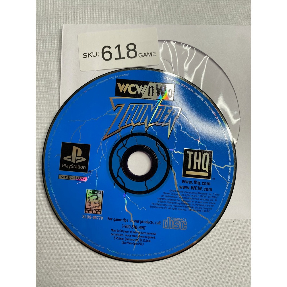 WCW nWo Thunder Sony PlayStation PS1